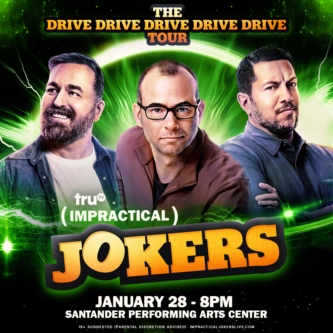 ReadingRoyals's tweet photo. JUST ANNOUNCED: Catch Impractical Jokers at the #SantanderPAC when they 'drive drive drive drive drive' through Reading, PA on Saturday, January 28, 2023!!!

#liveinRDG https://t.co/4Uo2TClnDw