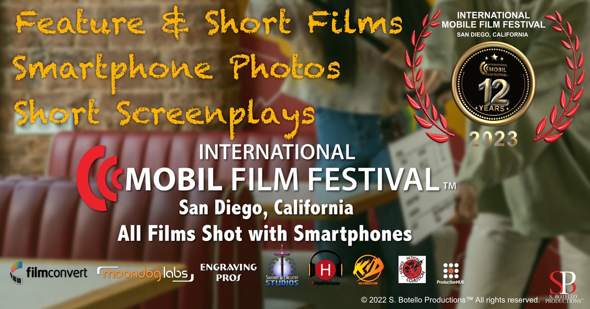 FINAL DEADLINES are your last chance to participate in San Diego’s Landmark International Mobile Film Festival! #MFF2023SanDiego 
The red carpet is in your pocket™
Feature &amp; Short Films, Short Screenplays &amp; Smartphone Photos!
internationalmobilefilmfestival.com/mff/