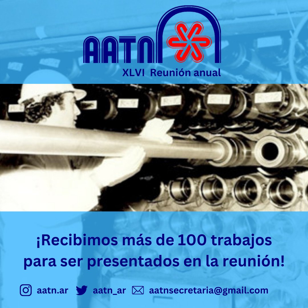 aatn_ar's tweet photo. Falta poco para la Reunión anual, los y las esperamos del 19 al 22 de diciembre. Quienes no se hayan inscripto pueden hacerlo en el siguiente link:
https://t.co/Ds5KIkTPzr https://t.co/VXl20cjY6R