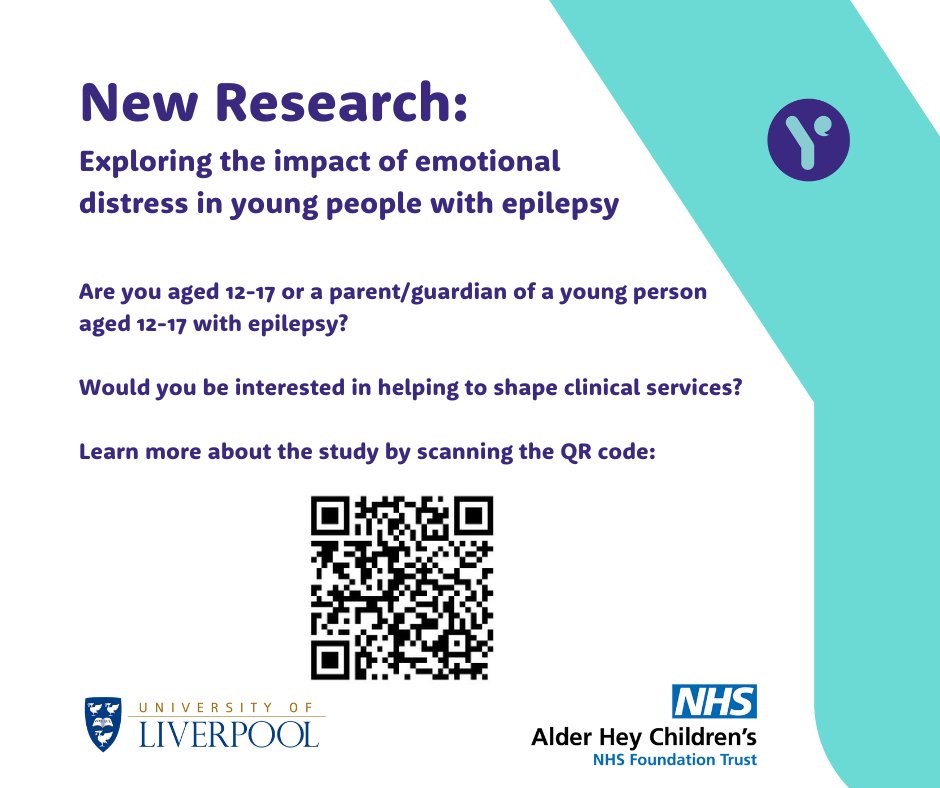 Are you aged 12-17 or a parent/guardian of a young person aged 12-17 with a diagnosis of epilepsy?

Would you or they be interested in taking part in a study? Take part here: bit.ly/ESM111 
#study #epilepsy #research