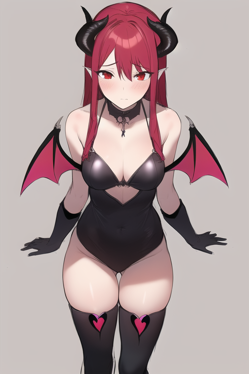 PLZ_STEP_ON__ME's tweet photo. #sketch, #looking_down, #thigh_boots, #demon #girl, #arroused, #red_hair, #succubus #hentai #porn #ai #anime https://t.co/AmJazSdrNJ
