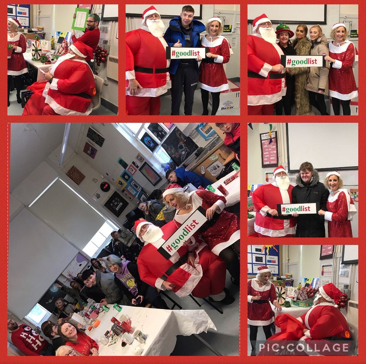 PYouthreach's tweet photo. Christmas lunch in Priory today, Santa Clause and Mrs Clause arrived with gifts for all our learners. Thankfully they all made the good list!! @ddletbYR #teamddletb #christmas #fun #turkeyham #stuffed ๐๐
๐ผ๐คถ๐ผ๐๐คถ๐ผ๐
๐ผ https://t.co/p34OYzj26v