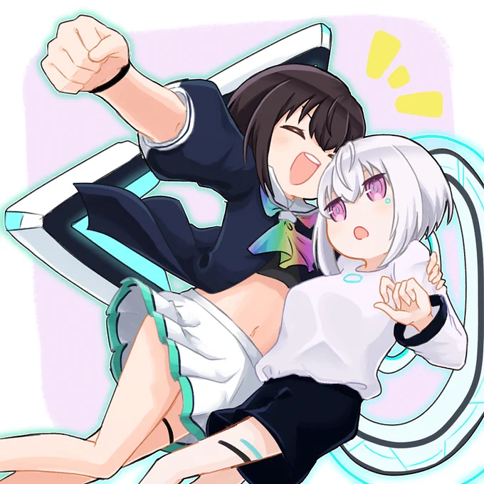 斗和キセキおねえちゃんがねんねんに(色々を)抜かされる日も近い 気がする #三描く四描く #ねんねんアート 