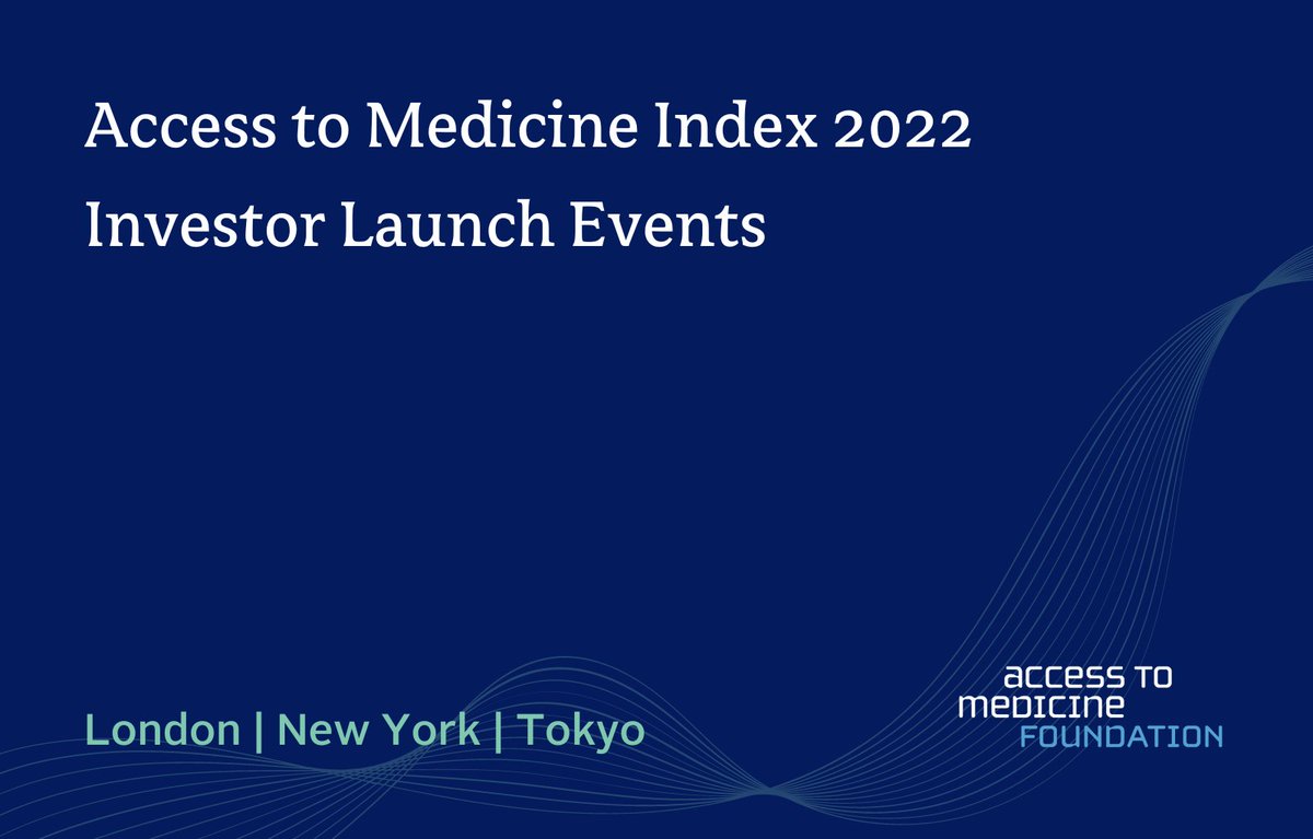 AtMIndex's tweet photo. Tomorrow, our final investor launch event for #ATMI22 in Tokyo. 
 
Presentation of key findings to investors &amp; #pharma companies &amp; panel discussion/Q&amp;A on #access2meds in emerging markets.  
 
Learn more about our work w/ investors 👉  https://t.co/QOH43RUPeT https://t.co/tdAed3hTiE