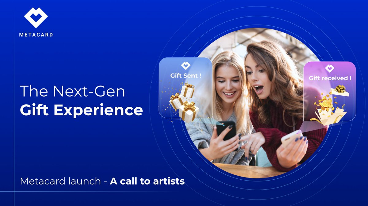 🎨 ARTISTS 🎨 Xmas &amp; NYE Contest with <a href="/gift_metacard/">METACARD</a> 

Sell your NFTs as greeting celebrations cards &amp; get the chance to win some prizes ($$ + exhibitions) 😍

Apply + info👇
docs.google.com/forms/d/10NnMW…

📅Apply by: 19/12

Join their Discord👇
discord.com/invite/metacard

Much ❤️