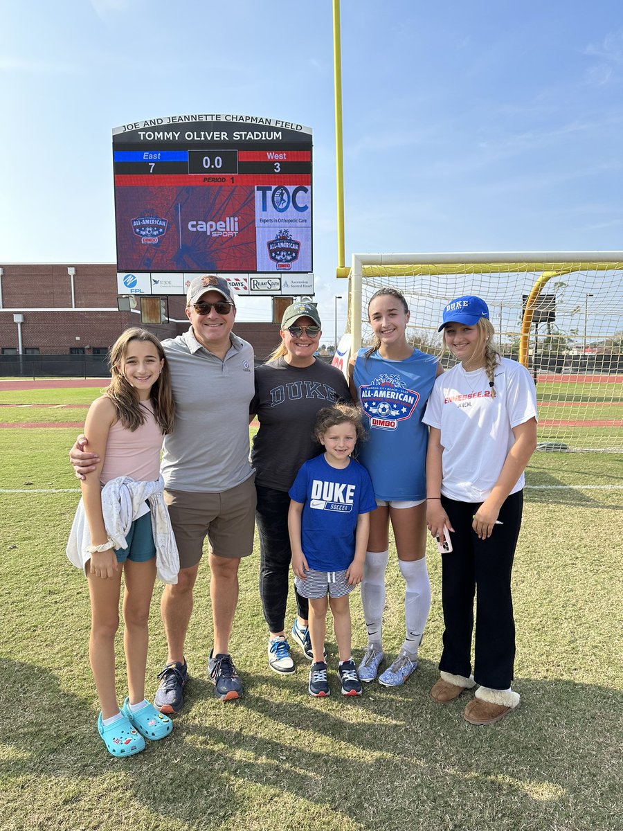 So honored to have represented <a href="/DCSAASports/">DC State Athletics</a>, <a href="/VisiSports/">Visi Athletics</a> and <a href="/theislleague/">ISL SPORTS</a> in the All-American high school game this past weekend! An amazing experience meeting some awesome players and our East team got the W! And thank you to all our sponsors for making this happen. <a href="/WashPostHS/">WashPost HS Sports</a>