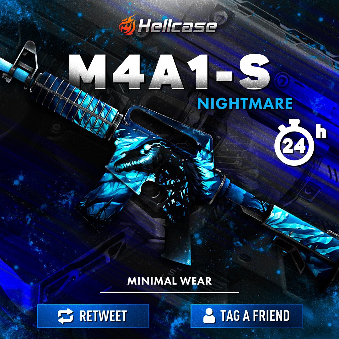 hellcase's tweet photo. 🎁 FAST GIVEAWAY 🏁

👇 Tag The Best Friend &amp; Like
🚀 Follow us
🔥 Retweet this post
😎 The last winner was @ihearttlewis 

#hellcase #csgo #csgoskin #csgoskins #csgoskinsgiveaway #csgocases #csgocase #hellcasegiveaway #csgoskinsfree #csgoskinsgiveaway https://t.co/4YmXJ9QGq3