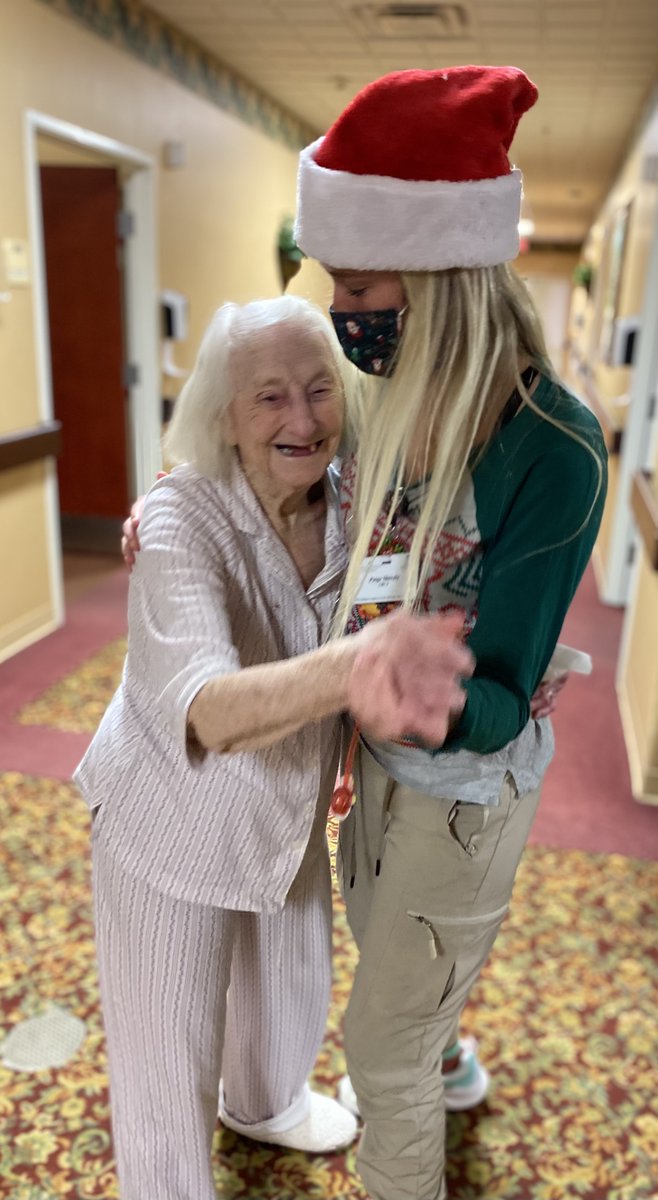 When your favorite Christmas song is playing you have to get up and dance. We play music throughout our Legacy Lane to help stimulate memories and connect with others. Stop in and enjoy some classics 🎶 🎄 
#SeniorLiving
#BFF