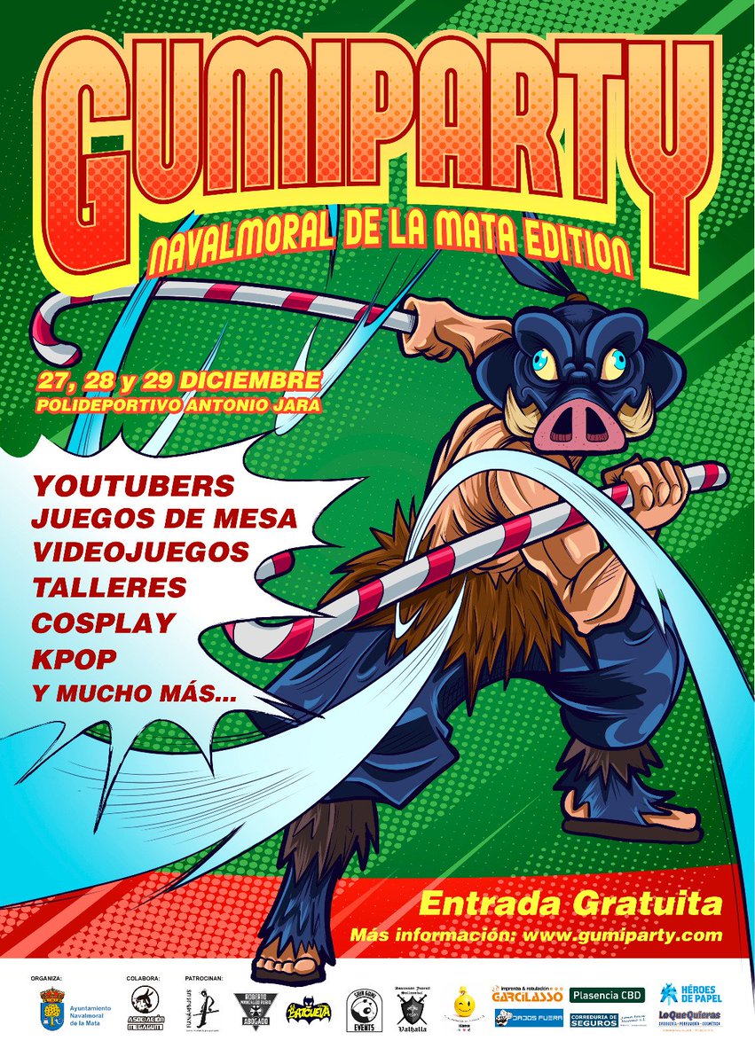 _Gumiparty_'s tweet photo. Sabiendo que algun@s teníais ganas de más, gracias al @ayto_navalmoral, estrenamos un nuevo evento: GUMIPARTY: Navalmoral De La Mata Edition

🗓Martes 27, miércoles 28 y jueves 29 de diciembre 

🏘Pabellón Polideportivo Antonio Jara

🎫GRATIS https://t.co/mwvedjps9I