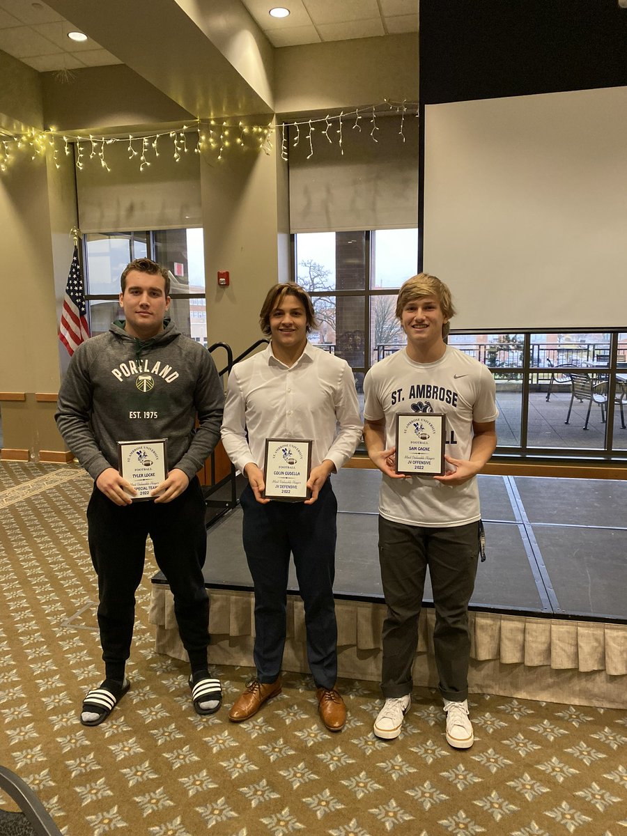 We were able to close the door on our 2022 football season with our Awards Banquet this weekend.

Congrats to all of our winners! Being voted on by your teammates is the highest honor you can achieve.