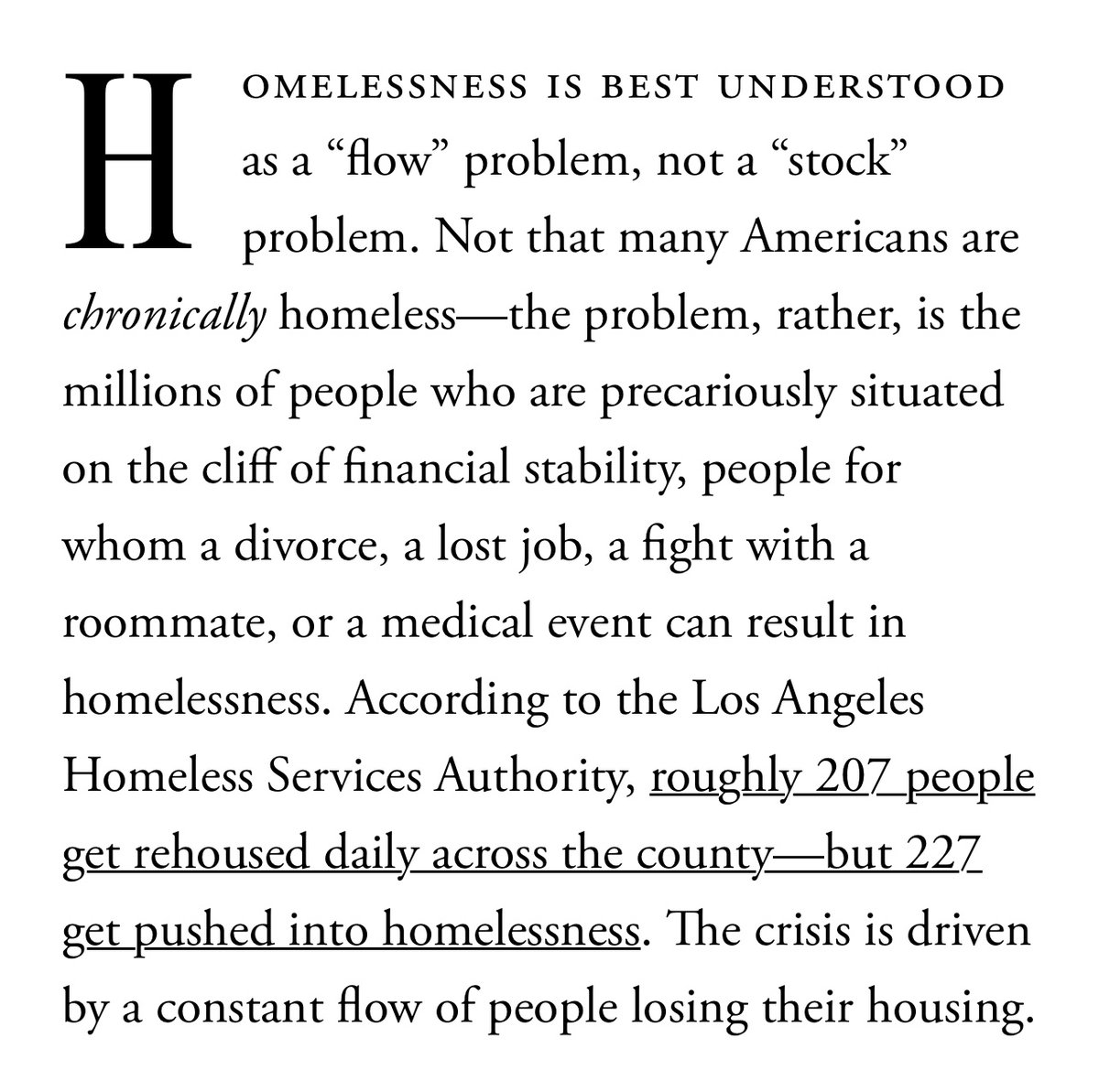 The issue is that even as officials house homeless folks, they are working in an environment where millions of renters are at the edge of a financial cliff.