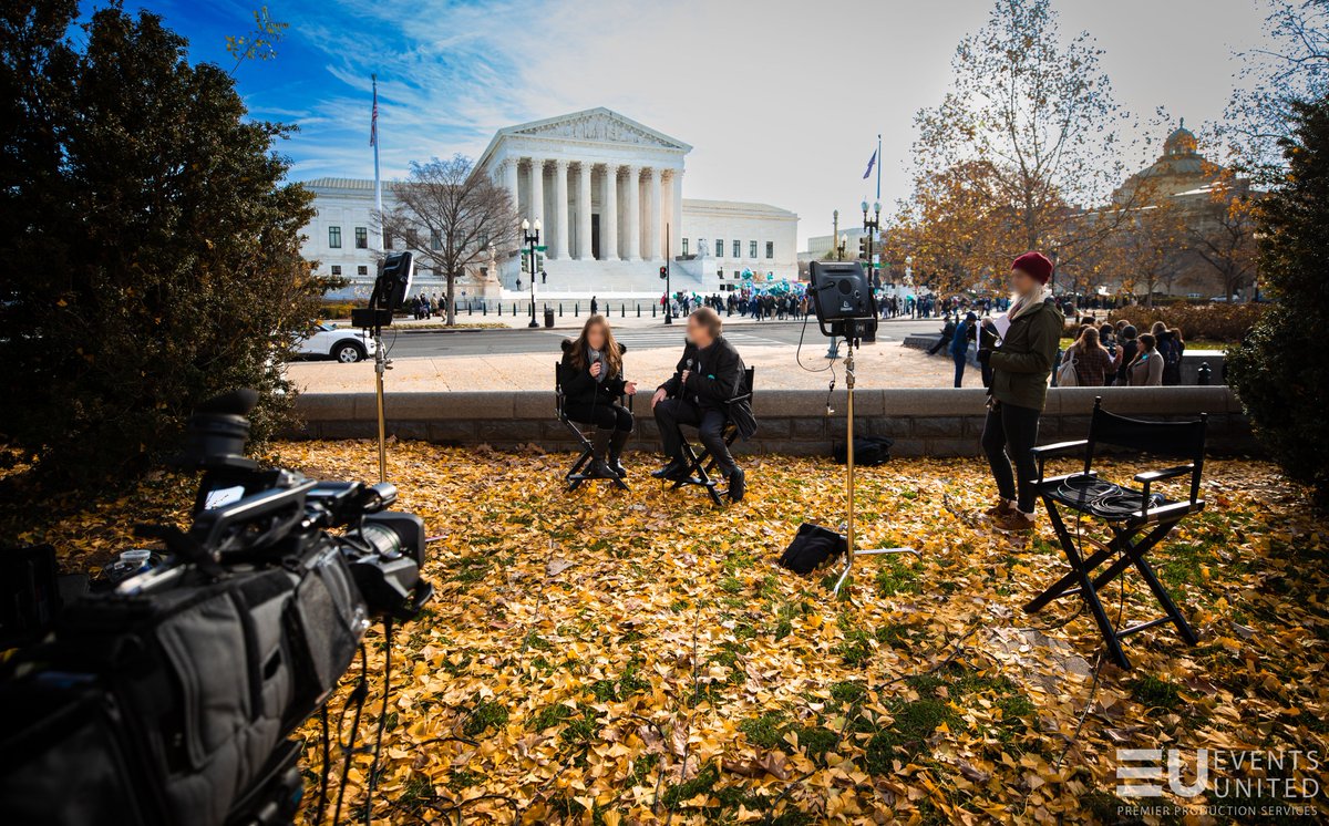 EventsUnited's tweet image. Our crew was recently down in Washington, DC, outside the Supreme Court Building! Whether your event is local or across the country, we have a team that will provide premier production services.