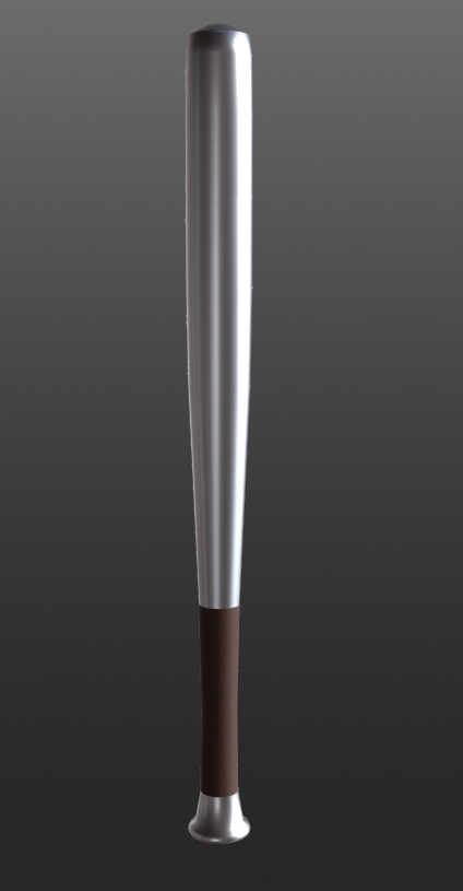 BMWolfpatch's tweet photo. Have a metal bat, made in 3DS Max and textured in Quixel Mixel. Do not whack people with them. #3dsmax #3dmodeling https://t.co/0cSskeuO0V