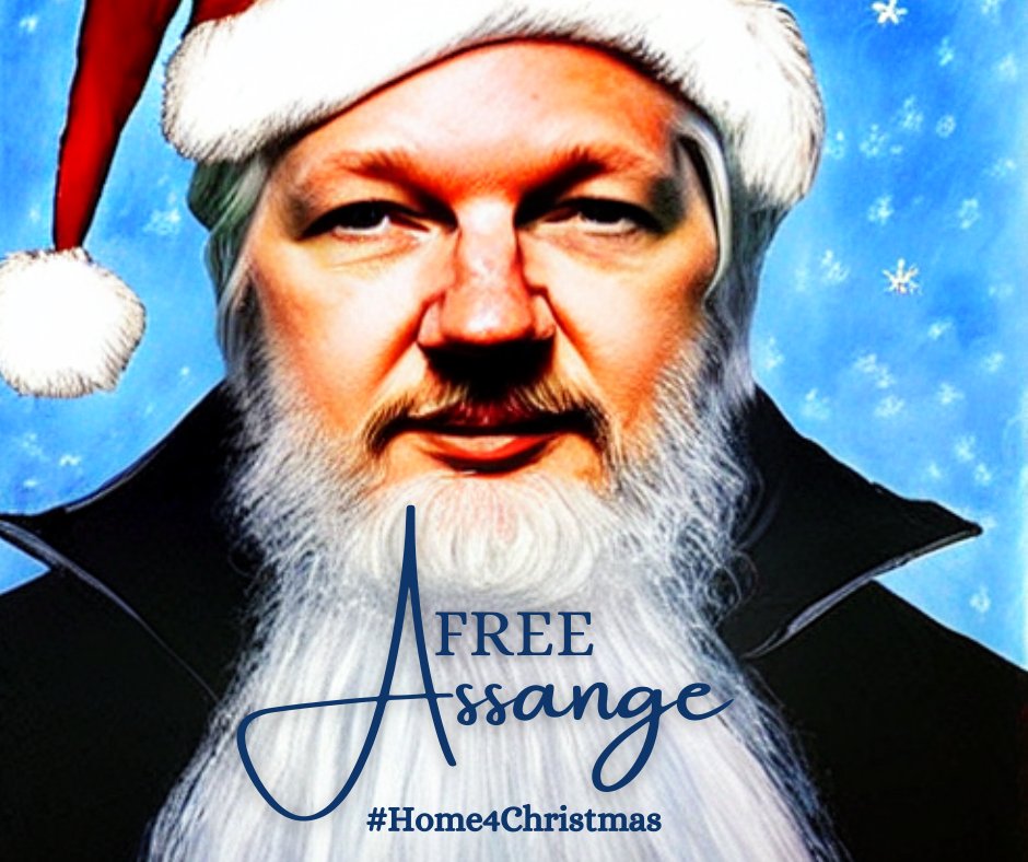 #FreeAssange 
Let's get him #Home4Christmas 🎅