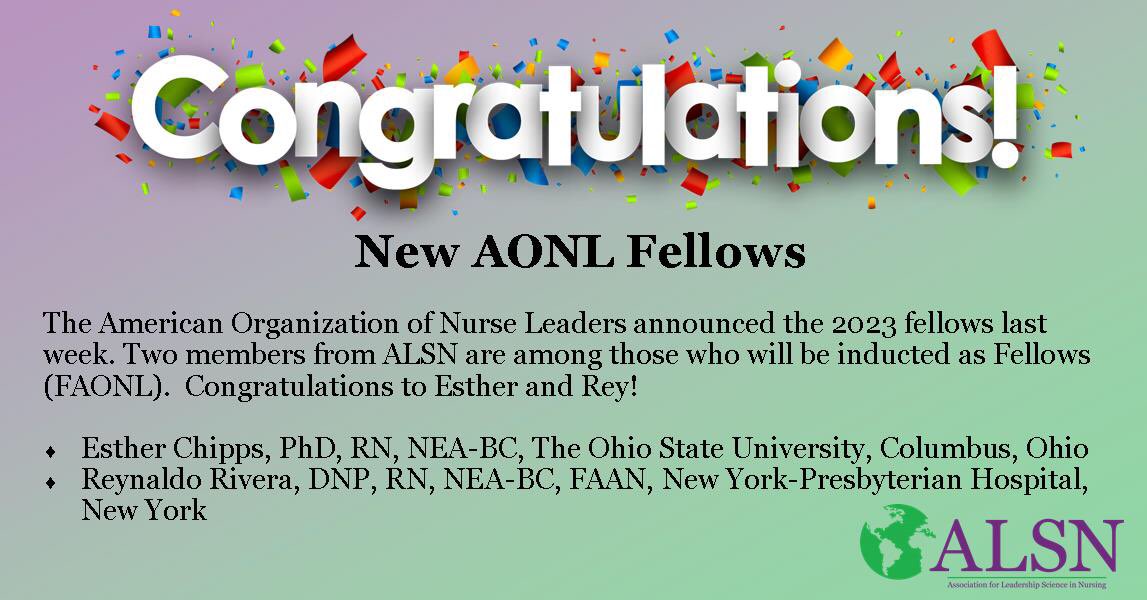 Association for Leadership Science in Nursing tweet media