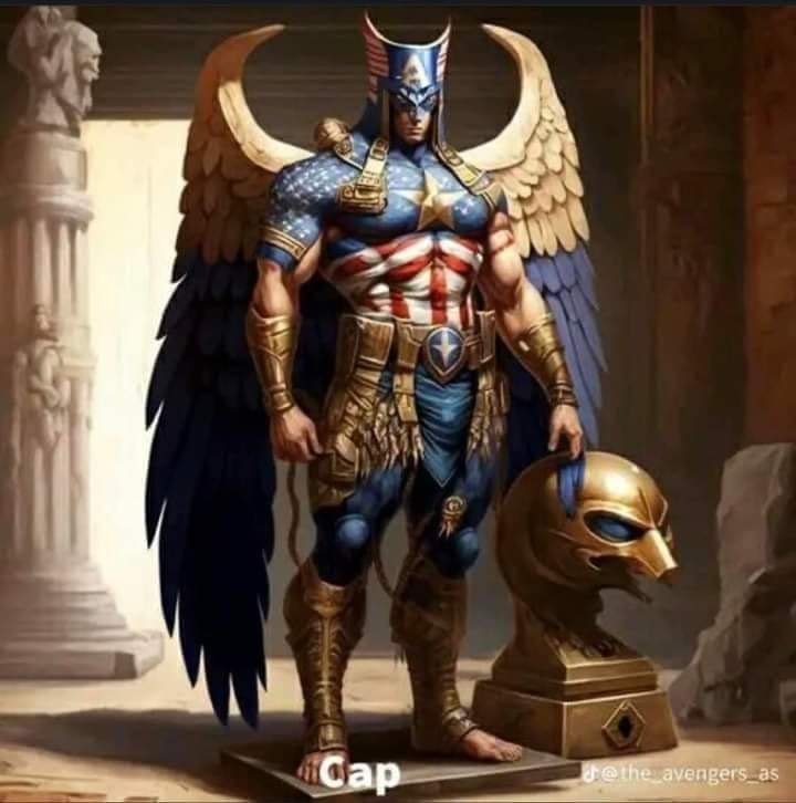 RT @TheSicBay: The Avengers as Egyptian gods. Which one is your favourite? 

#CaptainAmerica #IronMan #Thor #Hulk https://t.co/A7RwcdvkrK