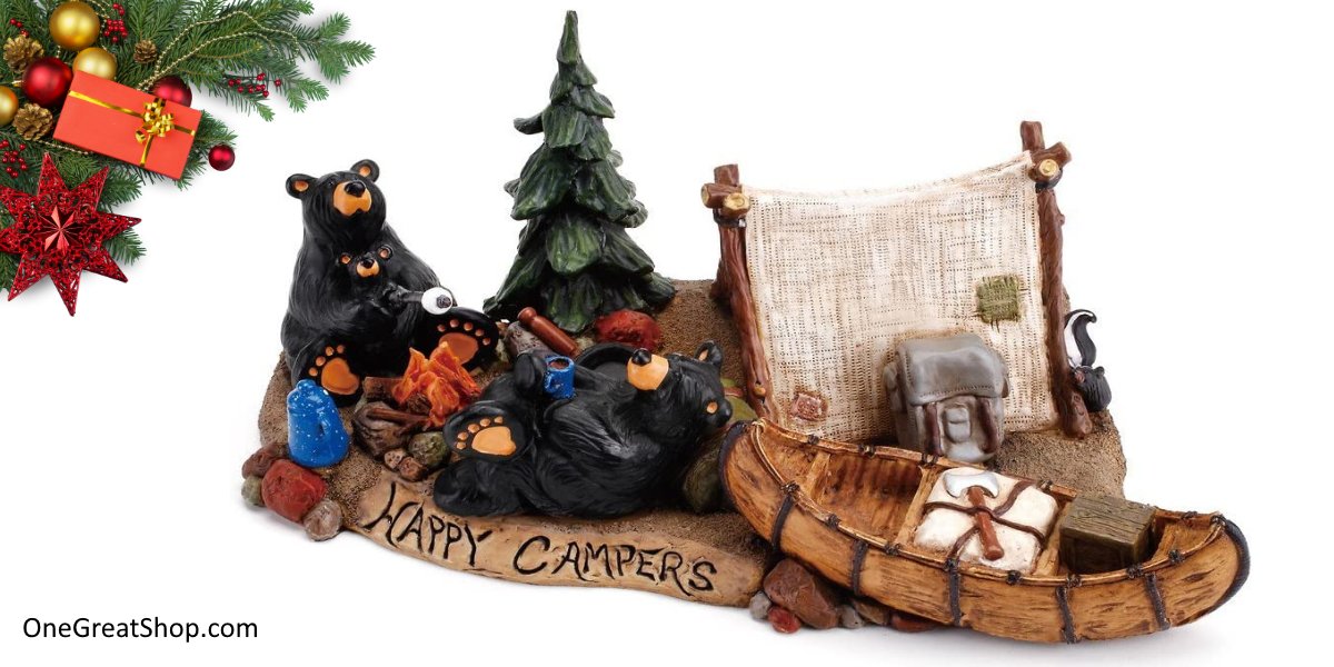 One_Great_Shop's tweet photo. #Shopping? Happy Campers Black Bear 5 x 11.5 Hand-cast Resin Figurine Sculpture
#Bears #Bearsculpture #bearfigurine #figurine #Christmasgifts #camping https://t.co/dVJOttQbre https://t.co/3BZ2EzHqLL