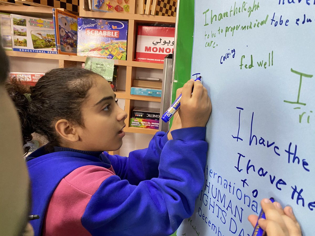 LibraryDawha's tweet photo. “All Human beings are born free and equal in dignity and rights.”
“HUMAN RIGHTS DAY “was conducted in the library, where learners discussed their knowledge about Human Rights.
#HumanRightsDay
#Dignity_Justice
#Life_long_learner
@HanaJoumaa @makdawhaschool https://t.co/DqgYuf1m9o