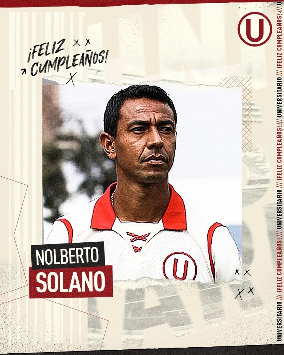 Hoy está de cumpleaños Nolberto Solano, exvolante crema y campeón nacional  en 2009. ¡Felicidades, «Ñol»! ⚽️ 🔝 🎂 👏