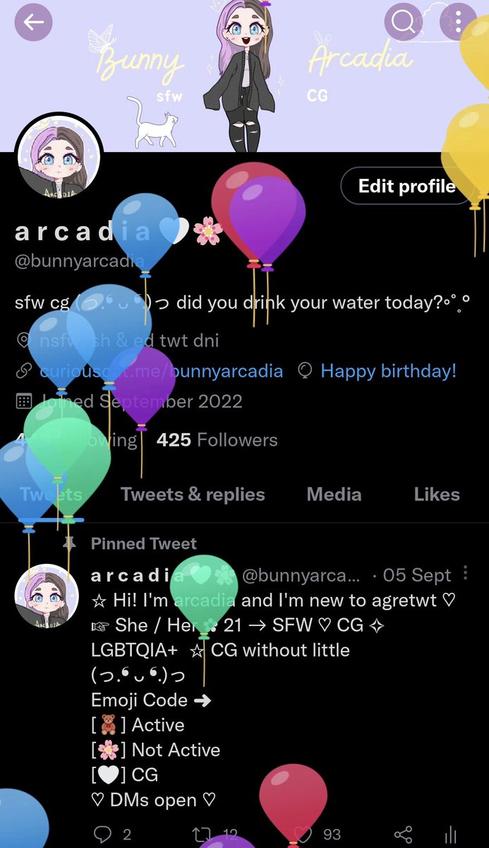 bunnyarcadia's tweet photo. It's my birthday!!! https://t.co/h7zyEMp3MB