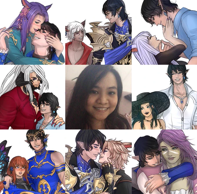i love that most of art comms i got for a whole year are wolmerics

/dotes to all my clients with their beautiful &amp; adorable WoLs 💙✨✨✨

#artvsartist2022 #wolmeric 