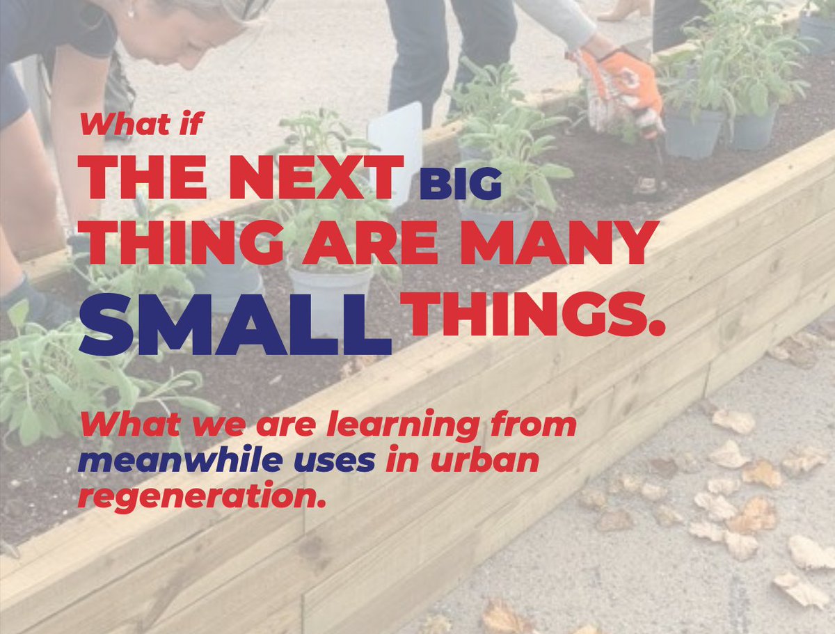 What are we learning from meanwhile uses in urban regeneration? In T-Factor we have already travelled more than two years, experimenting with meanwhile uses, check out this document to know more about the emerging insights!
t-factor.eu/learning-from-…