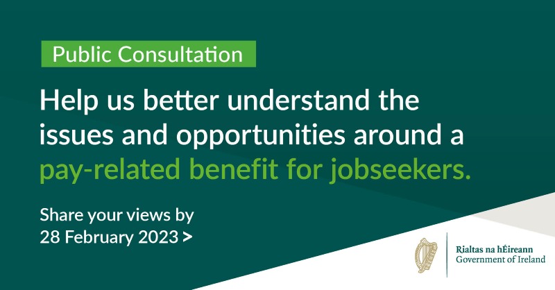 welfare_ie's tweet photo. We want to hear your views on a pay-related benefit for jobseekers. Visit https://t.co/DKYpBriQFb to share your thoughts.