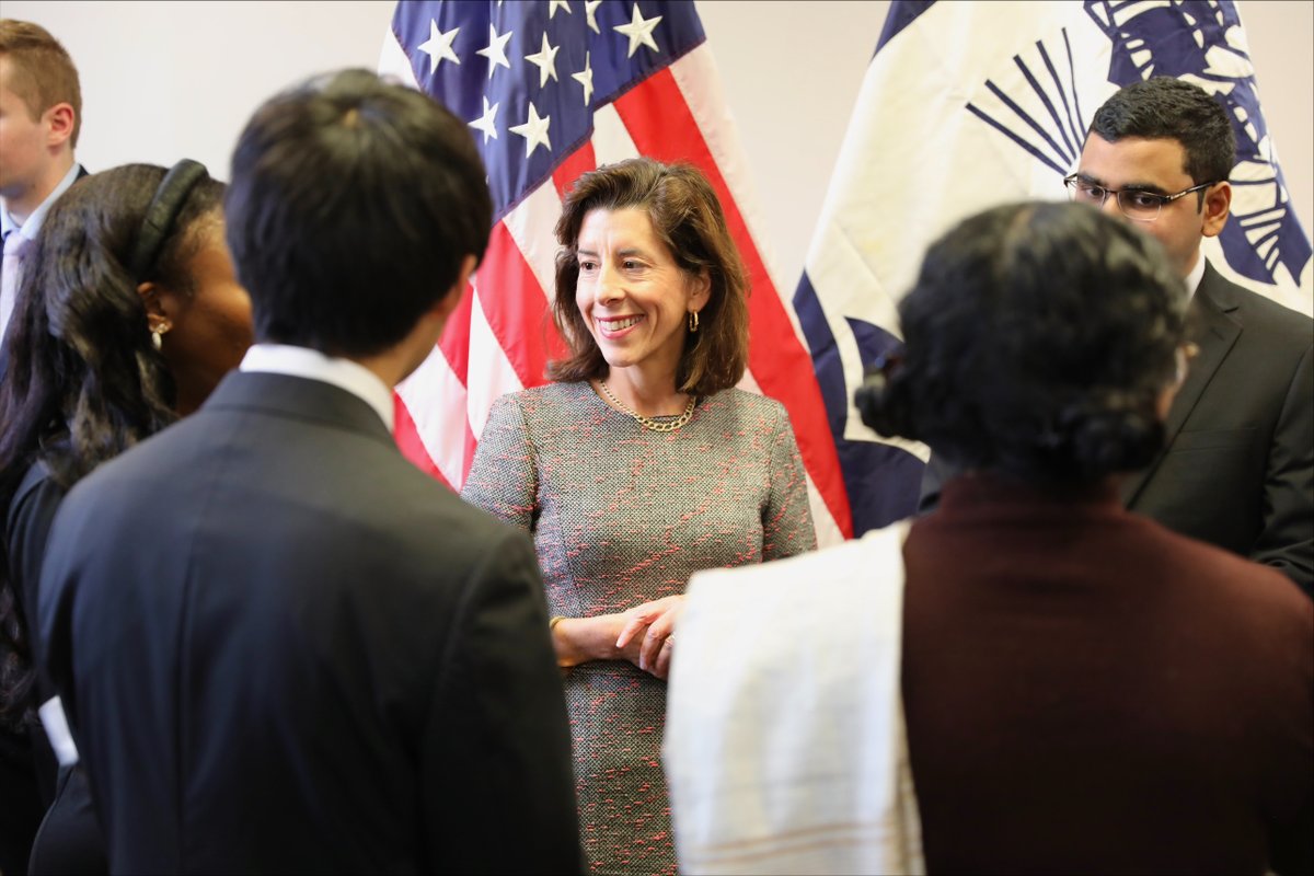 Secretary Gina Raimondo tweet media