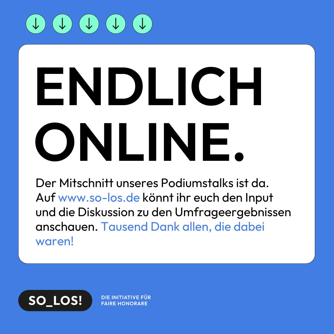 DieFaire's tweet photo. 🎉Unser Podiumstalk vom 29. November 2022 kann ab jetzt auf unserer Website https://t.co/hISymBkGwE nachgehört und nachgeschaut werden.

❤️Ein herzliches Dankeschön allen, die sich beteiligt haben.👏

#hdsleipzig #wievielistgerecht #soloselbstständig #honorarumfrage https://t.co/u8HnOqcvLo