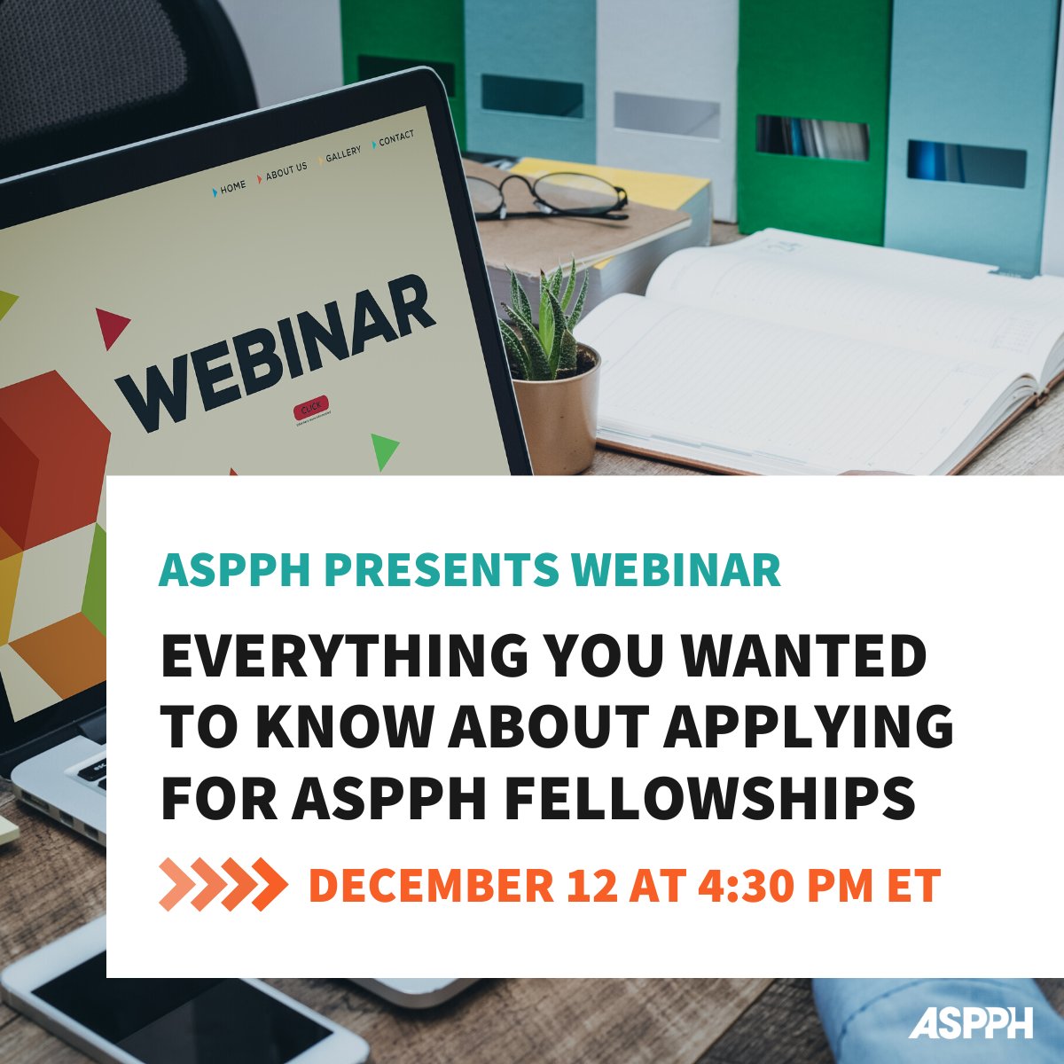 We are so excited to host the first webinar of our 3-part series at 4:30pm ET today, where you can learn about upcoming ASPPH #PublicHealthFellowships, including the environmental health program with @EPA & rural health program with @USDA.

Register at aspph.zoom.us/webinar/regist…