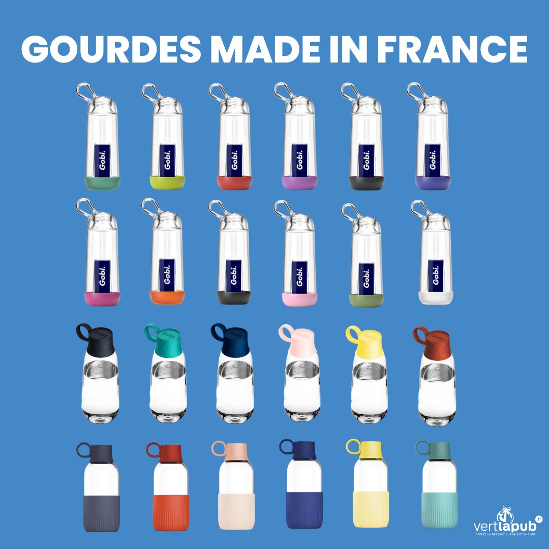 Nos #gourdes MADE IN #FRANCE ! 🇫🇷
Nous vous proposons un large choix de #bouteilles, #gourdes #personnalisables qui répondront parfaitement à vos besoins en objets de communication. 🎁
Rendez-vous sur notre #site #internet ! 🧑🏻‍💻🌱
vertlapub.fr/categorie/gour…