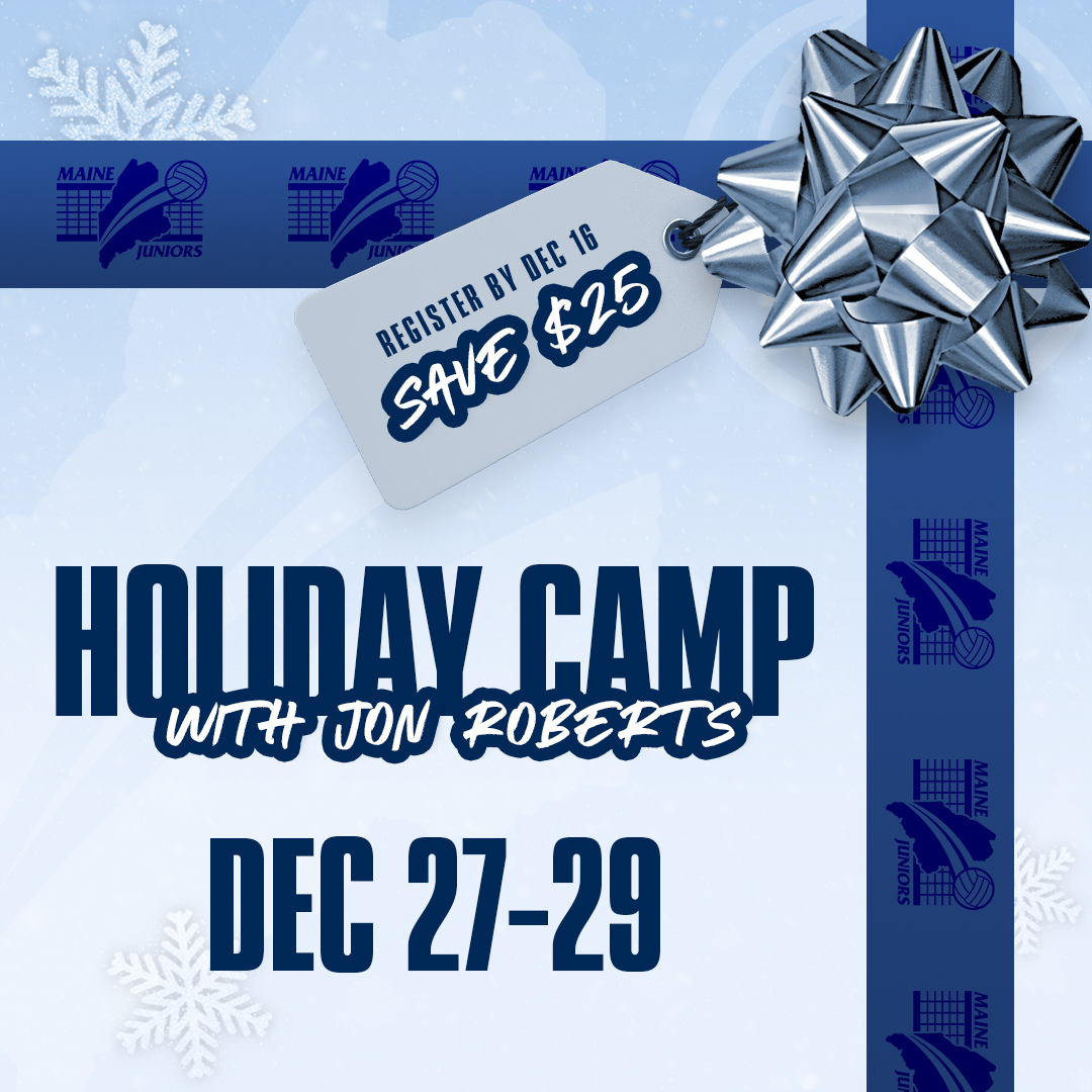 Learn and improve your skills from St. Joseph's College Head Coach and Maine Juniors Technical Director, Jon Roberts at our Holiday Camp.

Save $25 if you register by Dec 16 ➡️  bit.ly/3VRtalw