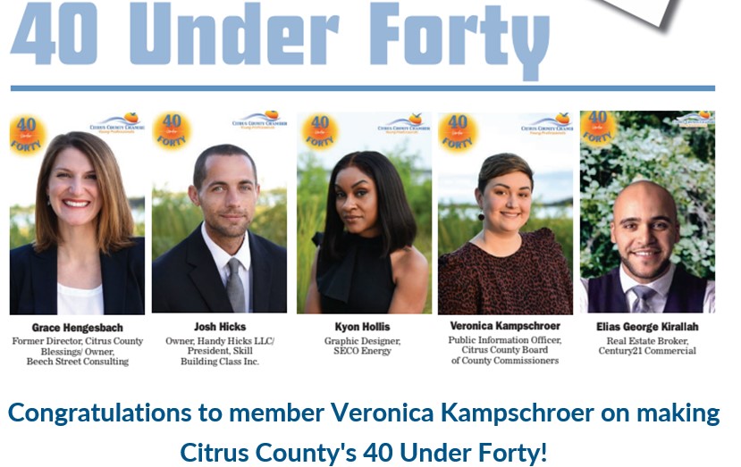 Congrats FPRA-Ocala member Veronica Kampschroer on the honor!

#SetyourPRpace #youbelongatFPRA