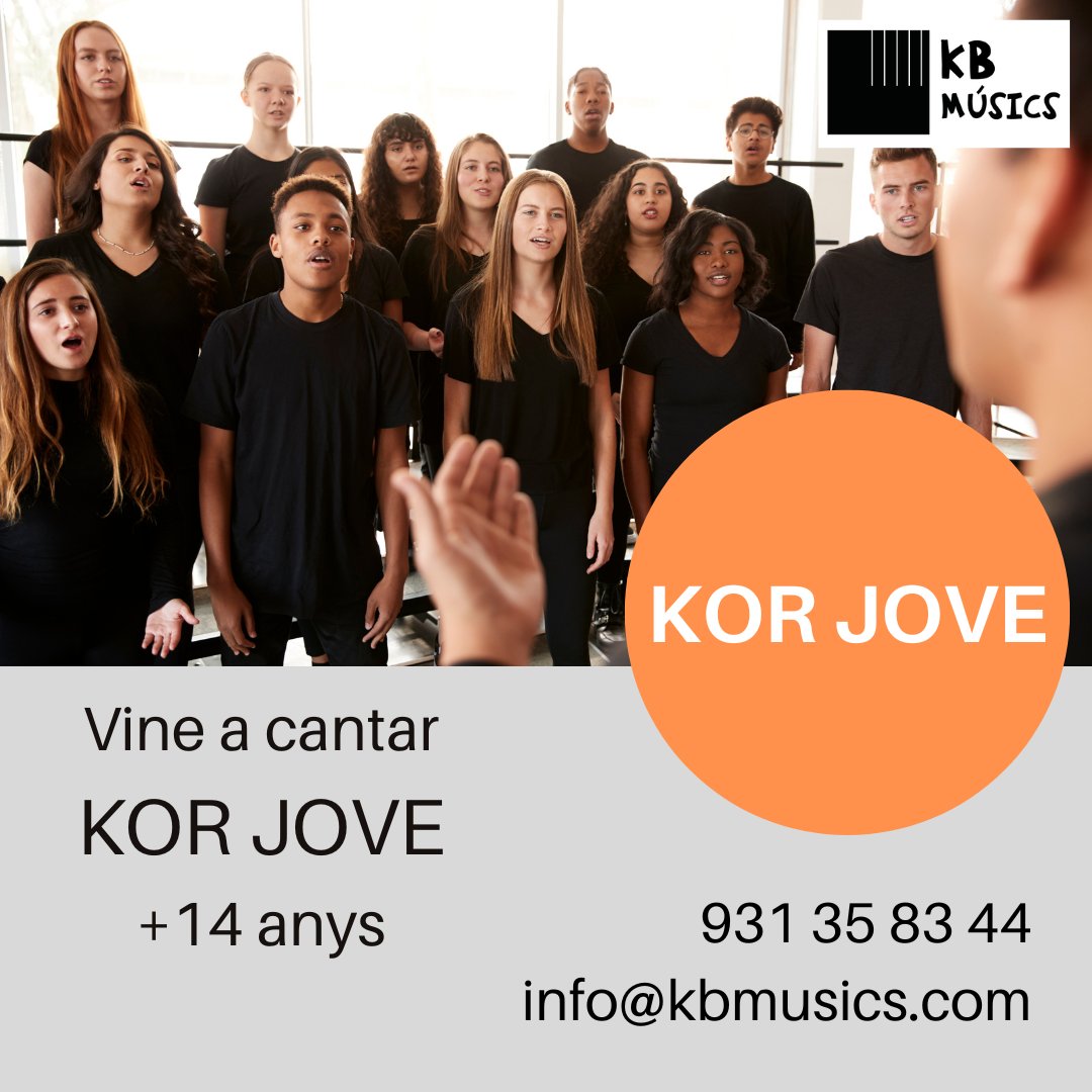 KBMusics's tweet photo. Comença l'any amb bona veu!
Apunta't a un dels nostres cors. N'hi ha per a tota la família. Informa't https://t.co/GyvqEF6IYz