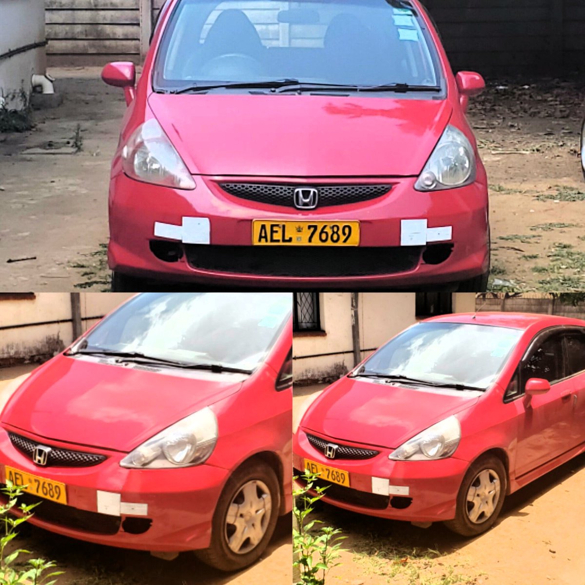 I love my country, but sometimes the loving becomes hard! Last night MY CAR WAS STOLEN!!! I need help in locating it. It's a Red Honda Fit license plate number AEL 7689. Should anyone see it or have information please contact me on +263719100633 

Kindly RT. 

#Stolencar