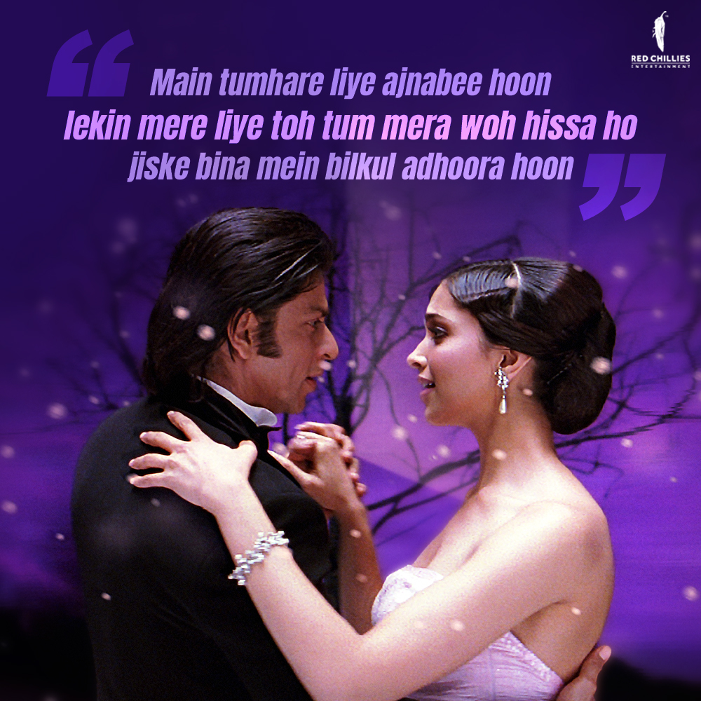 The shiddat wala pyaar we all are rooting for! ♥️ 

#OmShantiOm #ShahRukhKhan #DeepikaPadukone #RedChilliesEntertainment #MovieDialogue #Dialogue #BestDialogues #HindiMovies #BollywoodMovies #HindiFilms #BollywoodFilms #Cinema #IndianCinema