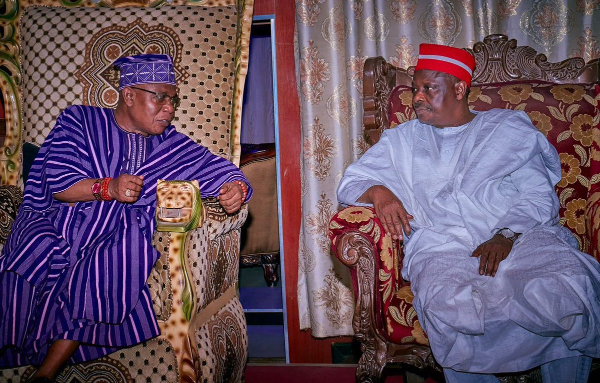 KwankwasoRM's tweet photo. In continuation of our consultations with our Royal Fathers, I paid a courtesy call on HRM Oba Aladetoyinbo Ogunlade Aladelusi, The Deji of Akure, at his palace in Akure, Ondo State.

I shall keep close to my mind, the kind counsels of HRM and the Akure Council. - RMK https://t.co/9u832iP7gM