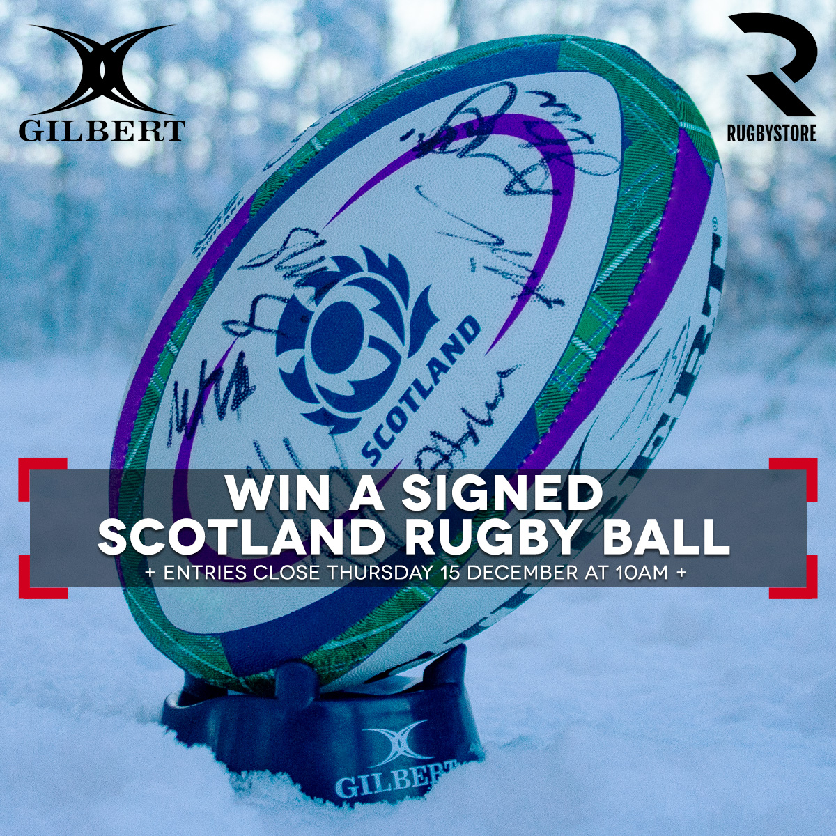 With Christmas around the corner we are joining in the Christmas gifting with a signed Scotland rugby ball from our friends at <a href="/GILBERT_RUGBY/">Gilbert Rugby 🏉</a> 🎁 🌲 

Head over to our instagram page <a href="/rugbystore/">John Taylor</a>.co.uk for more info on how to enter! 

Best of luck!🤞

#scotlandrugby #gilbert