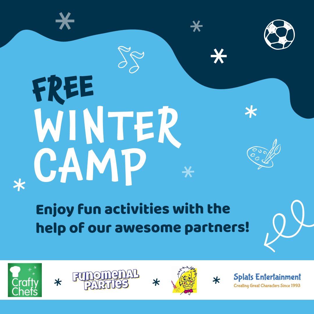 learninghiveuk's tweet image. We&apos;re partnering with some great companies this year for our Winter Camps; Funomenal Parties, @Craftychefs, Einstein&apos;s Entertainers and @splatsentertain 🎉  

Not long now until the fun begins 🥳

#partners #wintercamp #winterholidays #learninghive #festivefun