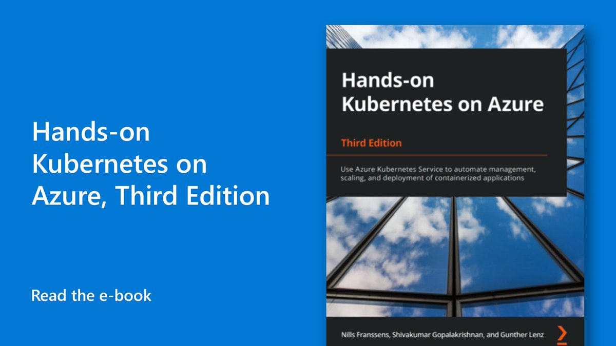 msdev's tweet image. Automate workflows, implement toolchains, and deploy containers with Kubernetes on Azure.

Get the e-book to learn more about building scalable apps: msft.it/6014e3vHp #AzureKubernetes