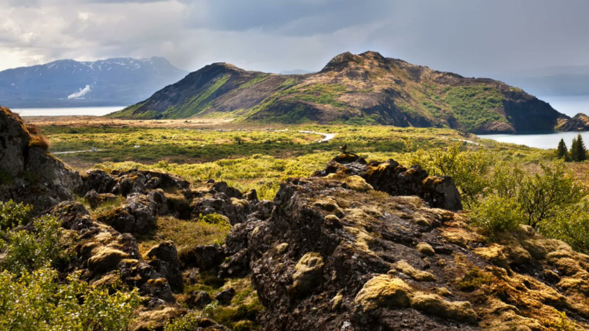 Thingvellir Park is a prime location for an action-packed adventure. Happy hikers and adventure seekers can avoid the crowds and explore. 🌳 #MakeItPossible Read more: bit.ly/3WeqG0F #travelapp #JourneyHeroapp #visitthingvellir