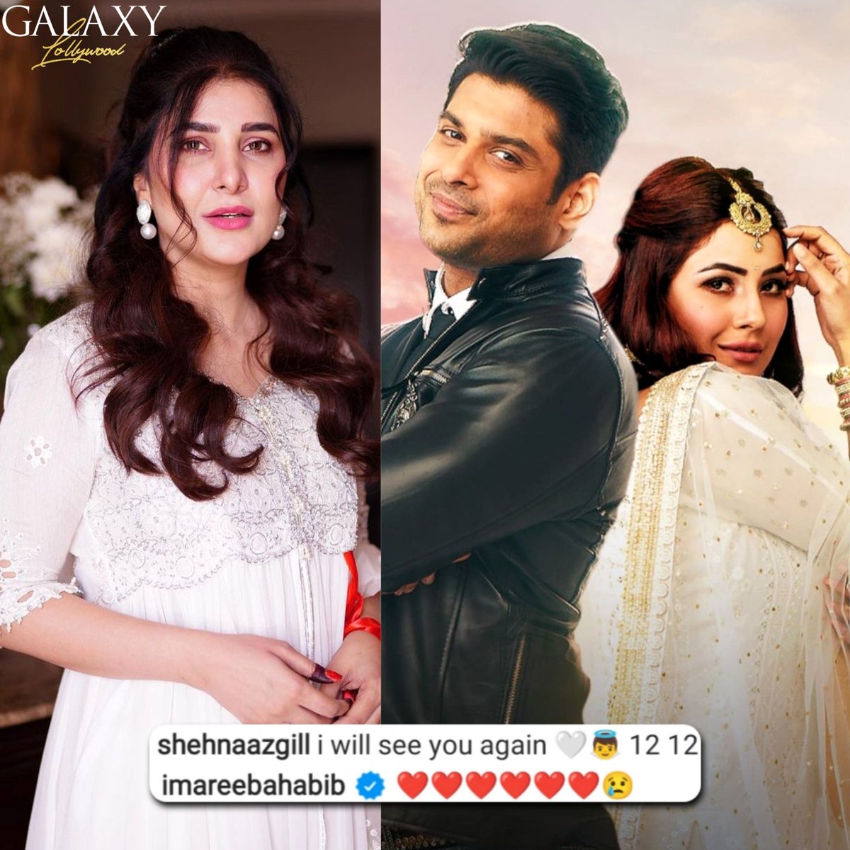 Areeba Habib shows love to Shehnaaz Gill's post for what would've been Sidharth Shukla's 42nd birthday 🕊️ #AreebaHabib #ShehnaazGill #SidharthShukla