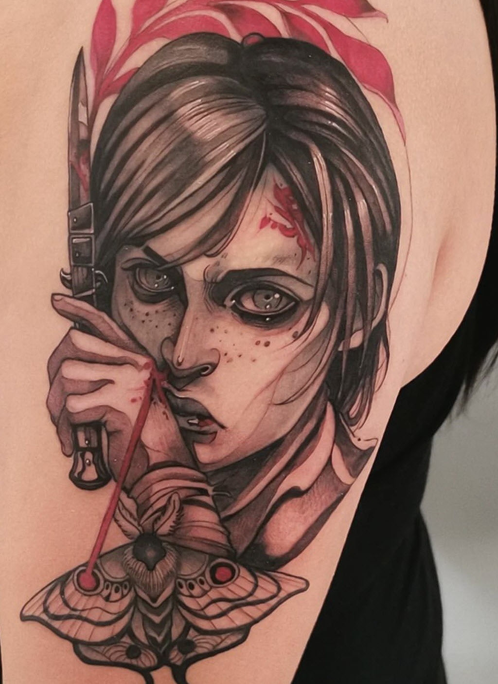 Naughty Dog, LLC - We love this colorful take on Ellie's tattoo