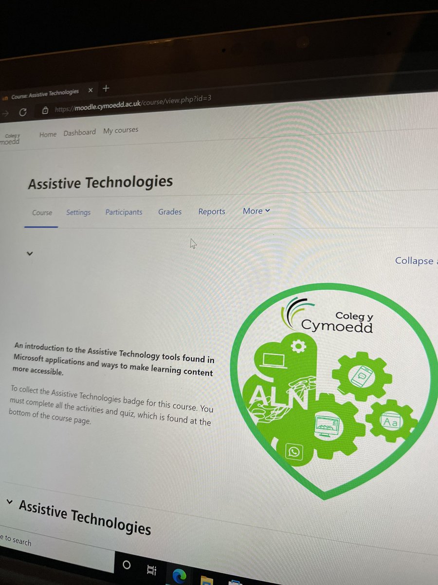 Launched the Assistive Technologies course for <a href="/ALP_Cymoedd/">ALP @ Coleg Y Cymoedd</a> staff today 🙌🏼 this will make a huge difference going forward as staff will have the skills &amp; knowledge to provide Assistive technology support to all learners @ColegyCymoedd
