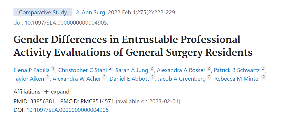 ICYMI: Female residents rate themselves nearly an entire PGY-level lower compared to males; faculty assessments show no difference in EPA levels. #EPAs could change perception by providing trainees feedback that allows them to better understand progress - ow.ly/pAhL50LWR4S