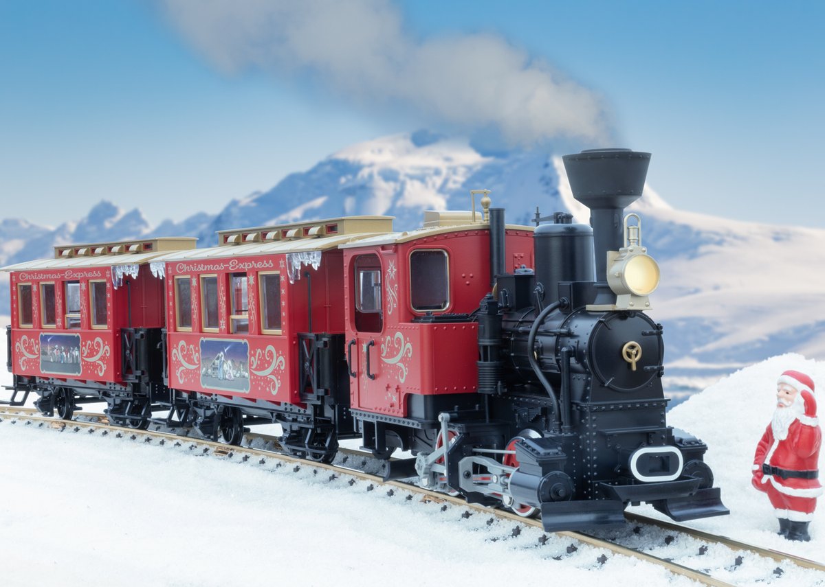 lgb_trains's tweet photo. With a little over two weeks until Christmas, make sure you have an @lgb_trains Christmas Train running under your tree! Order from an LGB dealer today - Item# 72308
#lgb_christmas #lgb #lgb_trains #lgbtrains #lgbchristmas #christmas #christmastrain #gardentrain #christmas_train https://t.co/Gg4iVay2xC