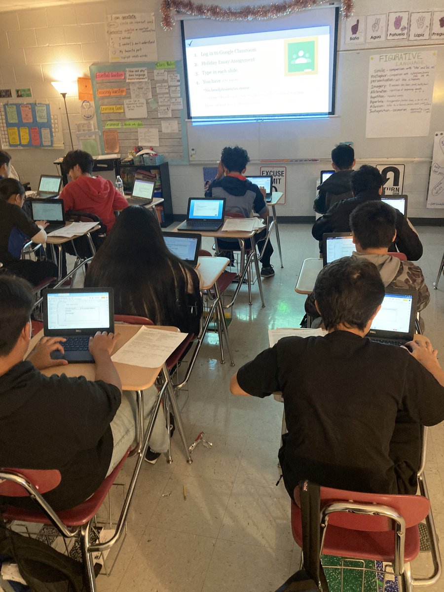 The #SCSELDepartment class at RSMS is working on their writing. They completed graphic organizers and are now typing their writing. They are going to rock <a href="/WIDA_UW/">WIDA™</a> in a few weeks with all of this hard work! <a href="/JamiJWarren/">Jami Warren</a> <a href="/ASimmonsRSMS/">Amy Simmons</a> <a href="/Dr_VMSmith/">Valencia Smith</a> <a href="/RSMS_principal/">RSMSprincipal</a> <a href="/alashaycox/">Antionette Cox</a>