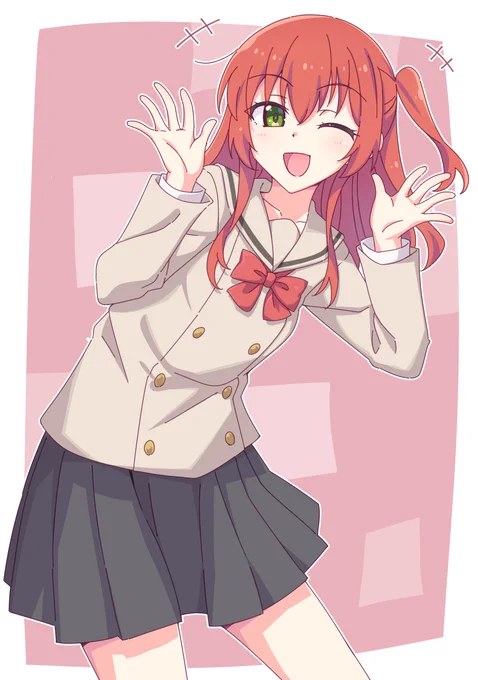 なにが悪いのダンスのポーズっぽい喜多ちゃん 