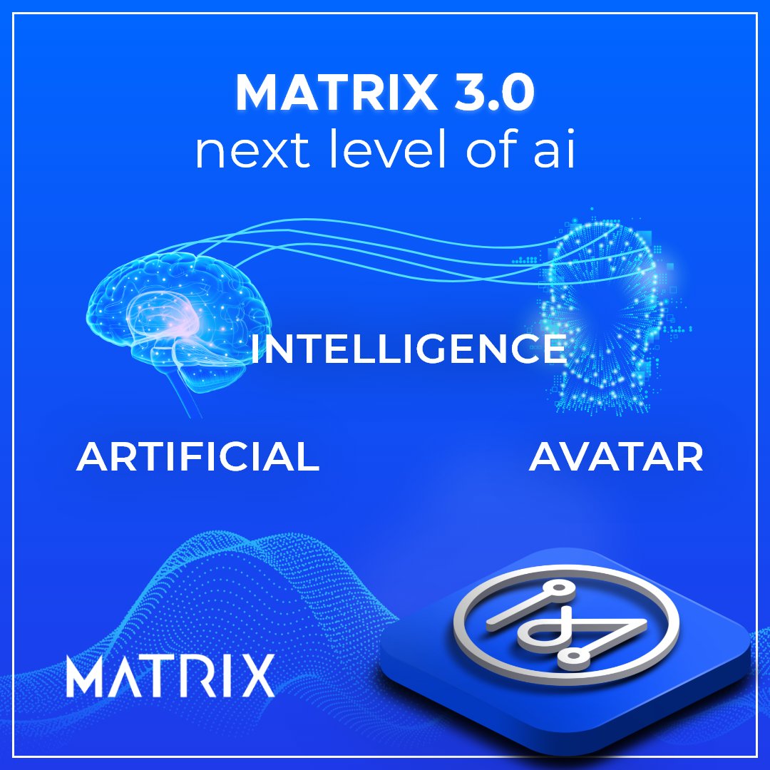 Matrix will build a general-purpose platform around Avatar Intelligence. 

Any user can use the tools on Matrix to upload and store their brain wave data to create their avatars through Avatar Intelligence powered by Matrix’s distributed computing.  💎👀

#AI #web3 #metaverse