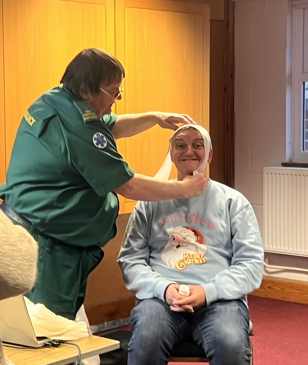 Thanks Keith at  <a href="/ABCMedical/">ABC Medical Services - Training & Event Cover</a>  for our refresher emergency aid 🚨 course.